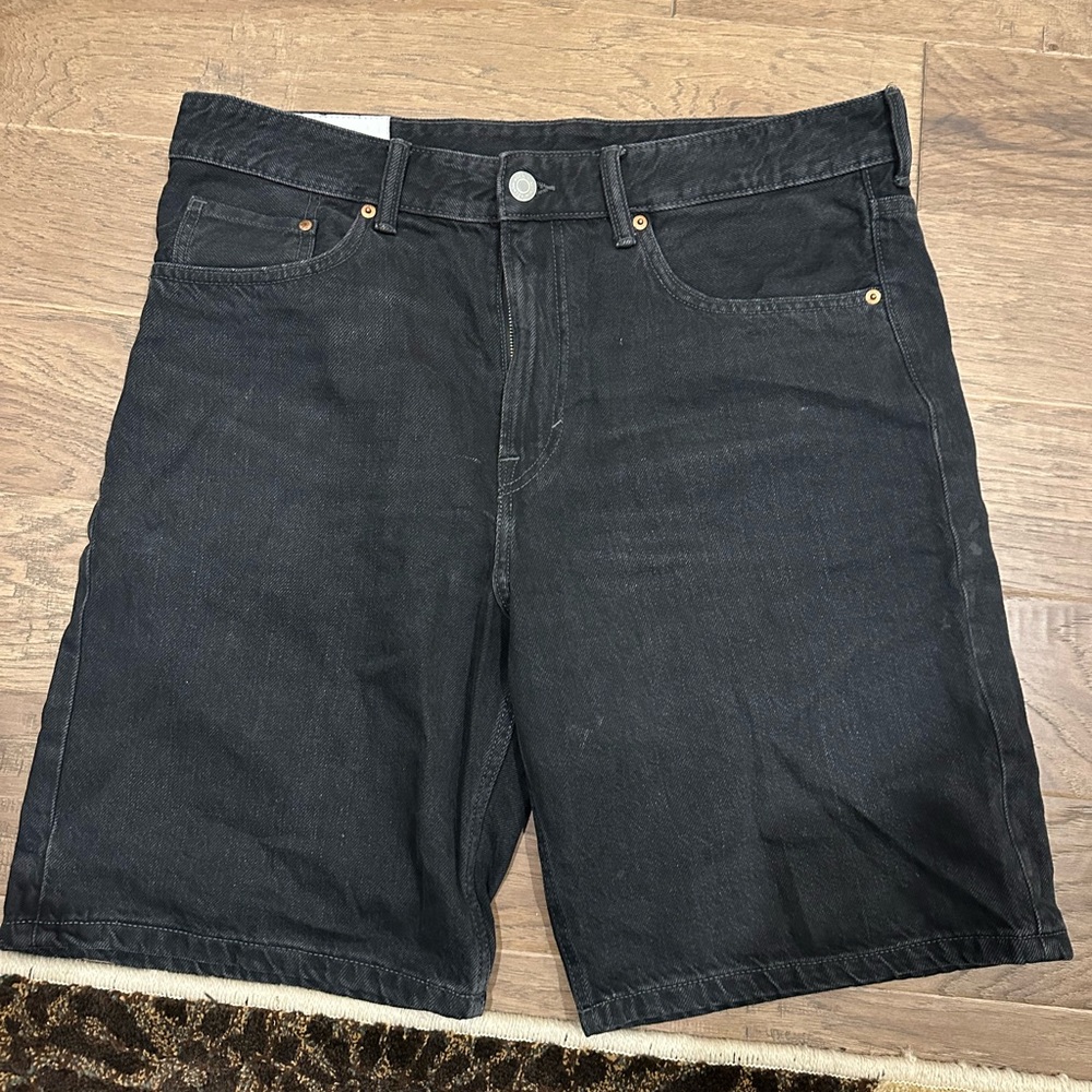 H&M Men's Dark Denim Jean Shorts